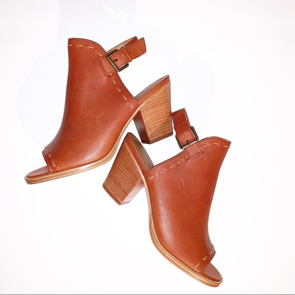 frye open toe booties